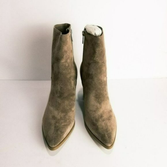 Marc Fisher LTD Giana Western Bootie -Beige/Taupe - Picture 3 of 4